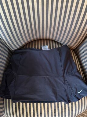 Nike Black Skirt with White Swoosh